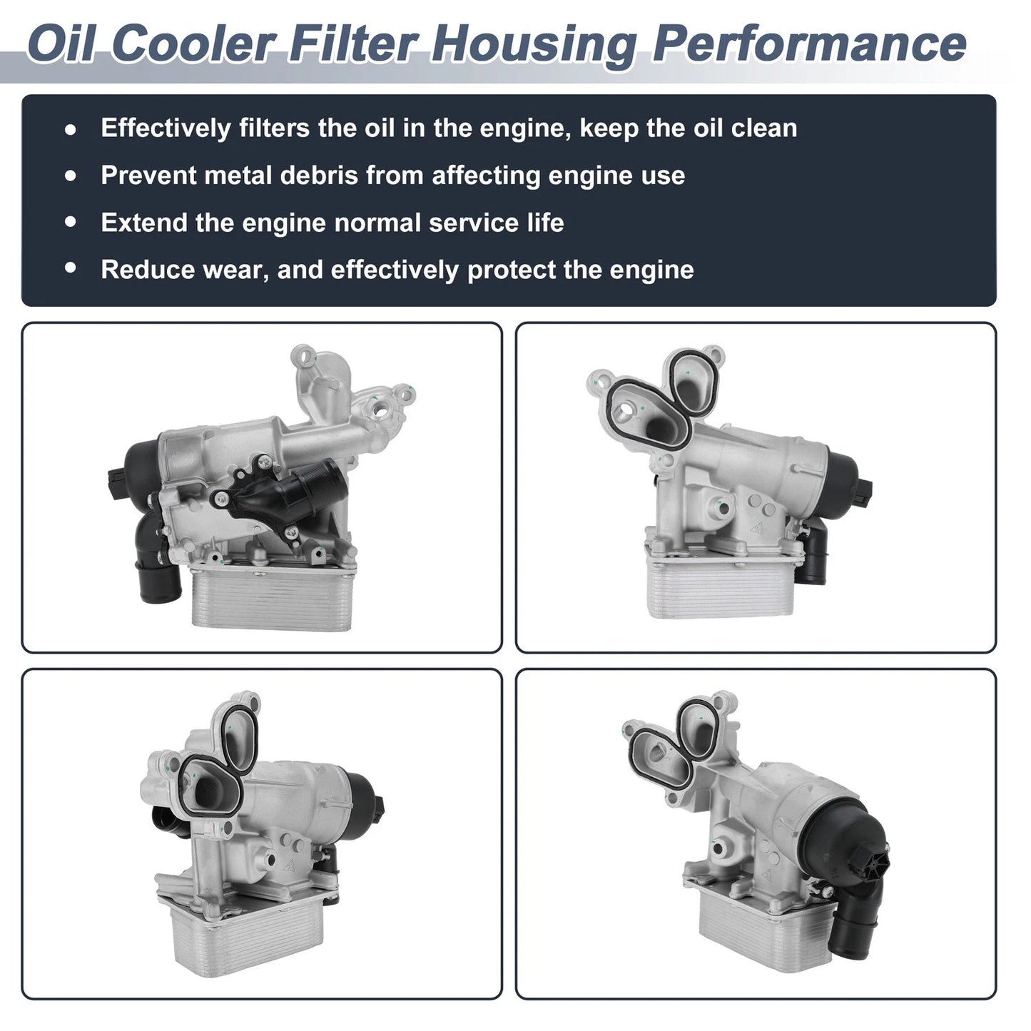 Engine Oil Filter Housing for Nissan Primastar X83 (2001-2019)