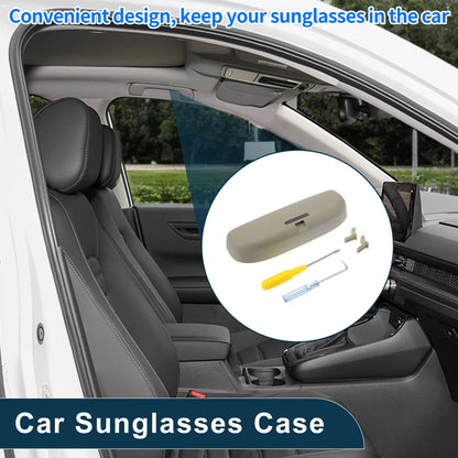 Sunglasses Case for Honda Accord 2012-2023 Eyeglasses Holder Storage Box Beige