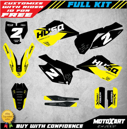 Custom Graphic Kit for Husqvarna TC 85 (2014-2017) - BASE Style Stickers