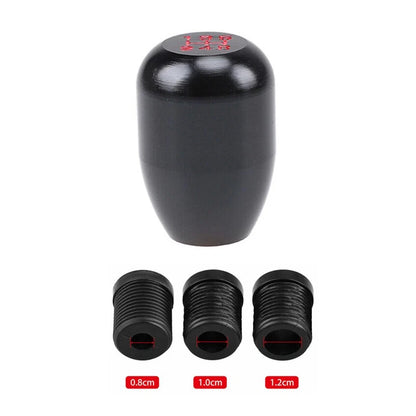 Universal 5 Speed Manual Shift Knob with Adapters & Cover for Various Models