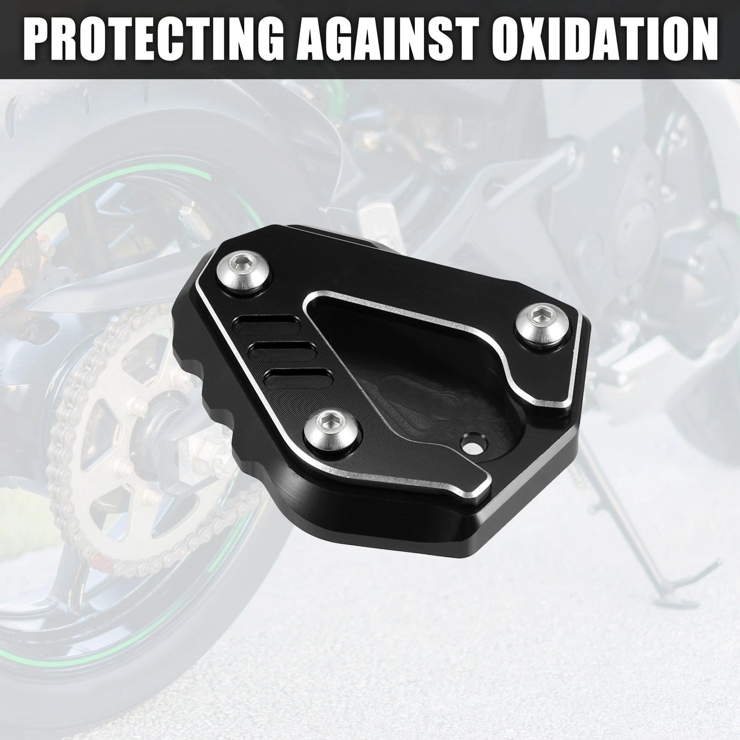1 Set Aluminum Alloy Kickstand Pad for BMW S1000RR (2019–2023)