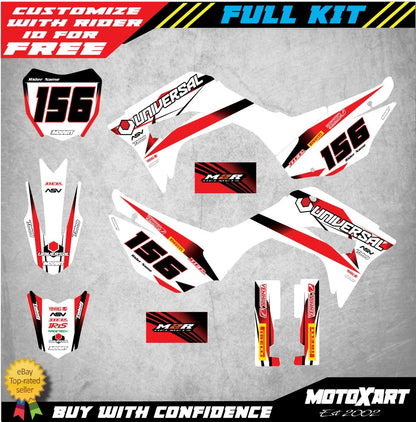 Custom Graphics Full Kit for Honda CRF110 2019-2021 STORM STYLE Stickers