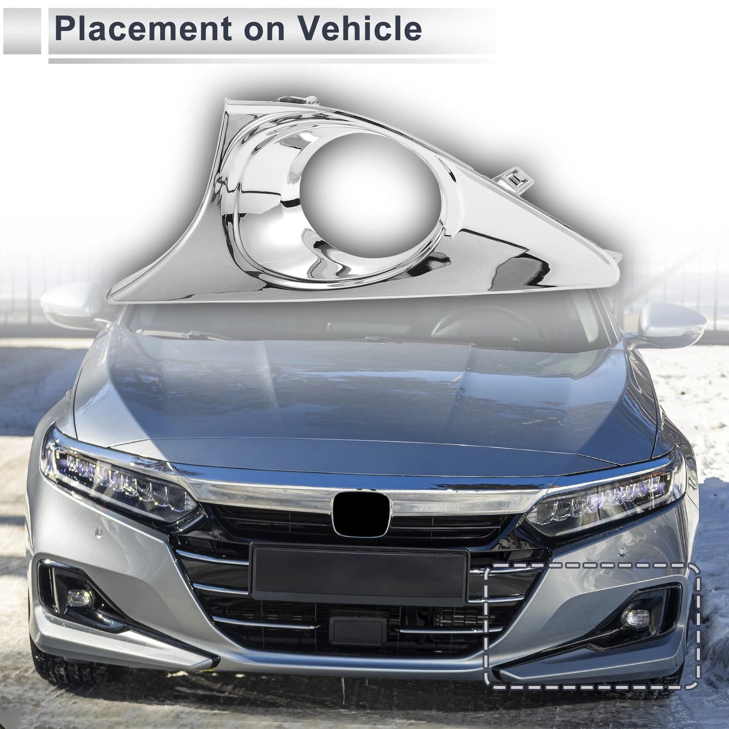 Front Left Fog Light Grill for Toyota Camry (2012-2014)