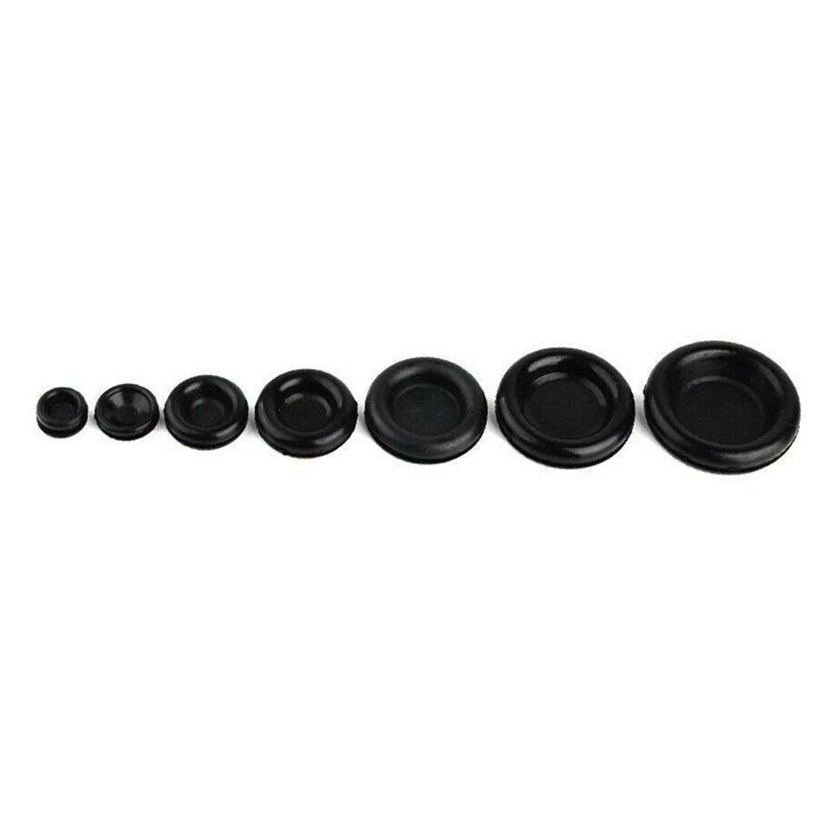 170 Pcs Mixed Rubber Grommets for Car Panel Hole Plugs & Electrical Wires