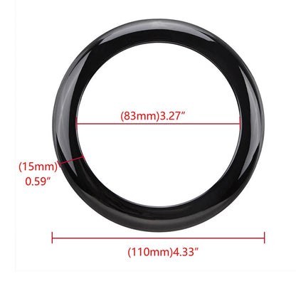 Gloss Black Rear Badge Boot Ring Surround for BMW F20 F21 1 Series (2012-2019)