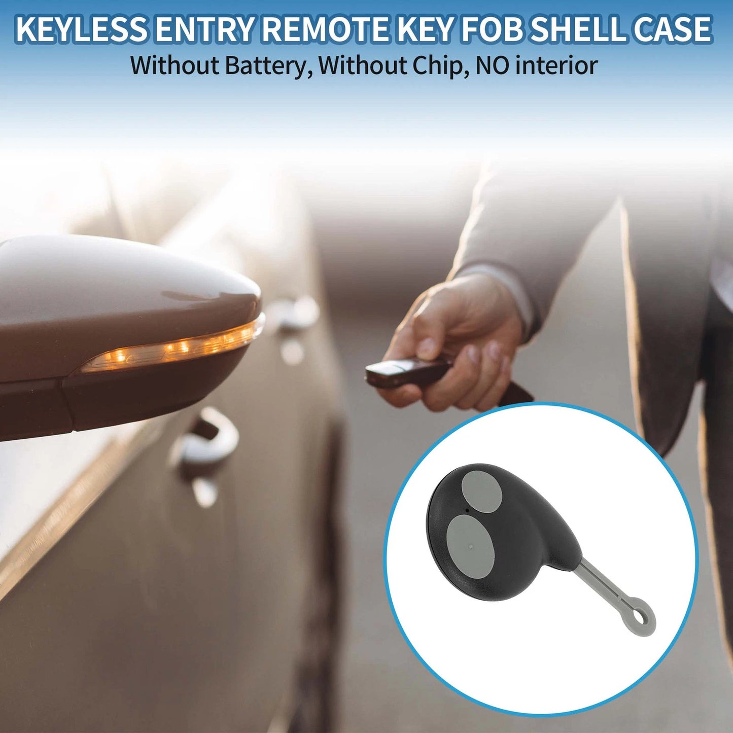 Keyless Entry Remote Fob Shell Case for Toyota Cobra
