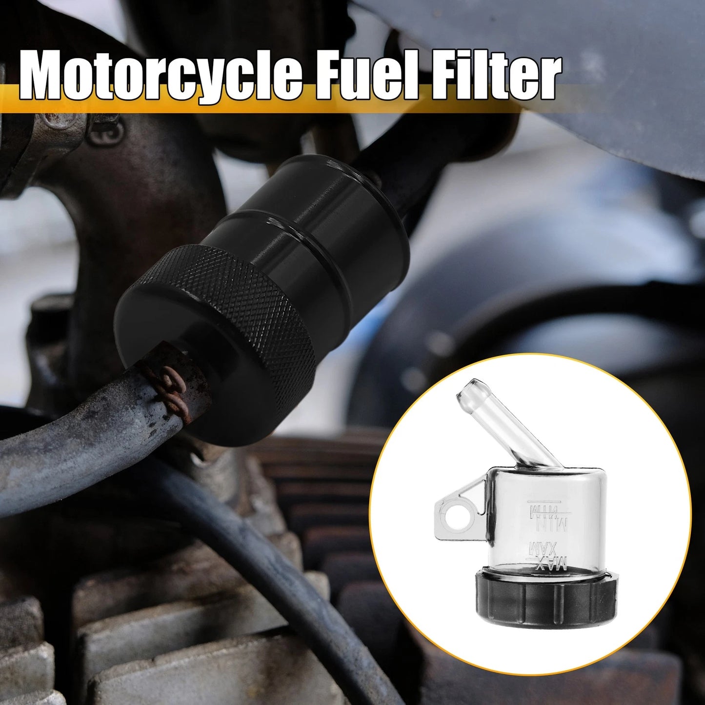 Oil Tank Reservoir Oil Cup Clear for Motorcycle