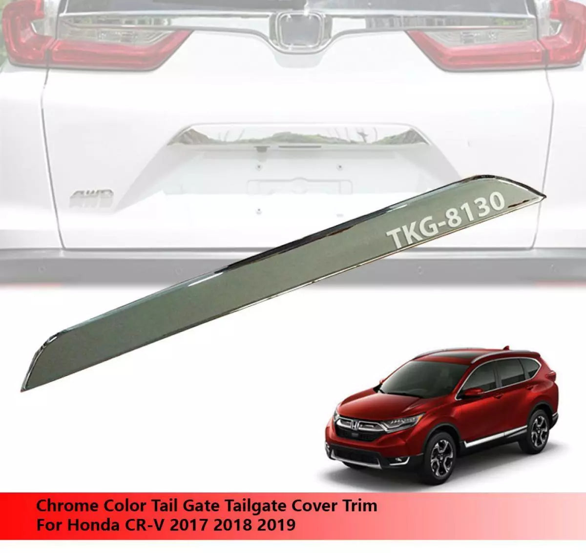 Chrome Tailgate Cover for Honda CR-V (2017-2019)
