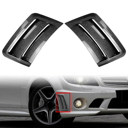 Carbon Look Front Side Air Vent Spoiler for Benz C Class W204 C63 (2007-2010)