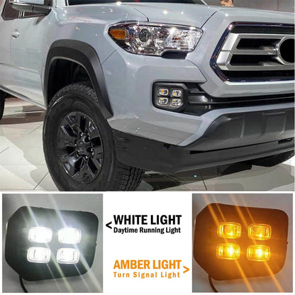 LED Fog Light Amber Turn Signal Lamps for Toyota Tacoma (2016-2022)