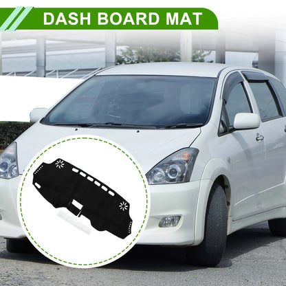 Dashboard Cover Mat for Toyota Wish 2010-2018 Sun Protector Black