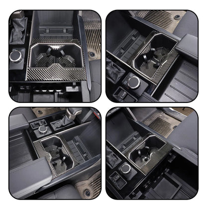 Carbon Fiber Drink Cup Holder Panel for Toyota Tundra (2022-2023)
