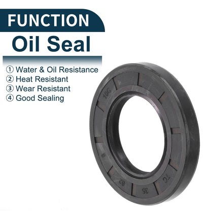 Oil Seal / 35x62x8mm / NBR Rubber Rotary Shaft Seal 5Pcs