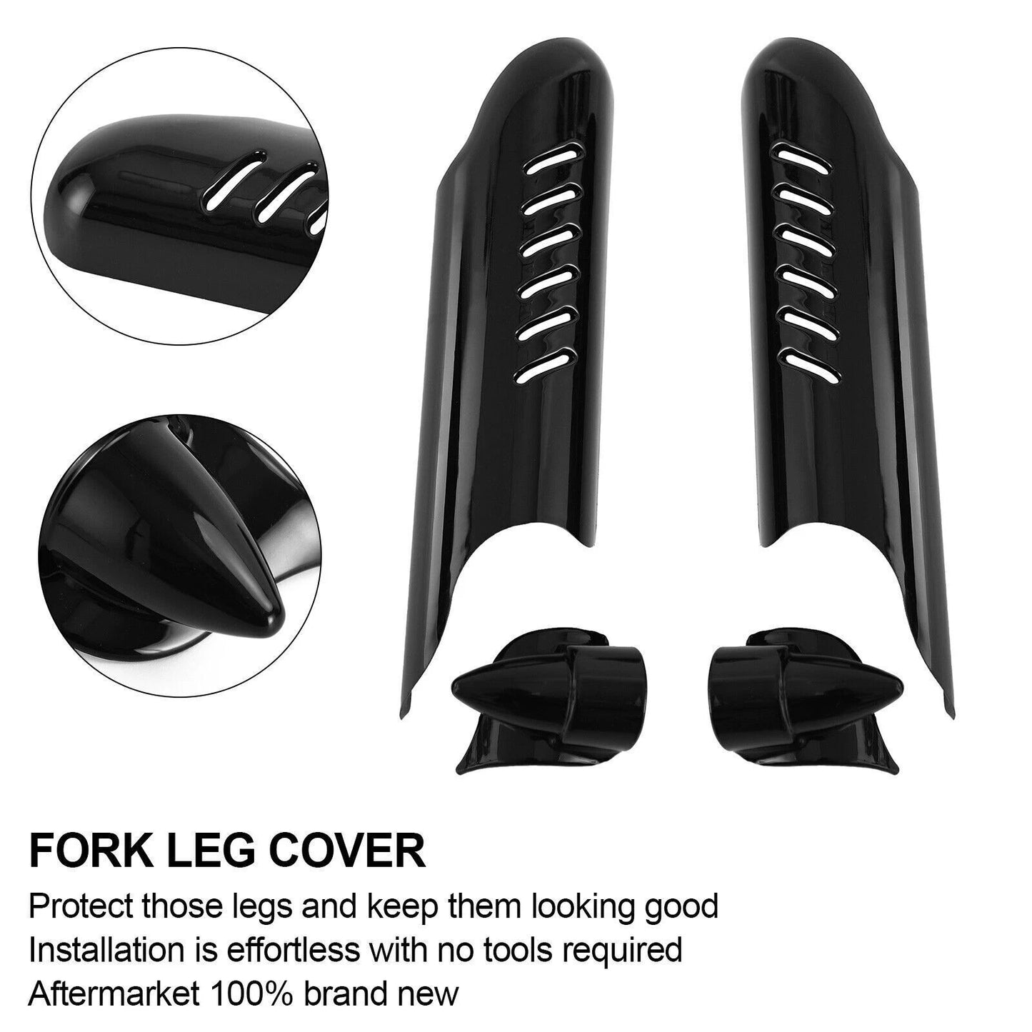 Lower Leg Deflectors Shield Covers for Harley Touring Electra Glide FLHT (2000-2013)