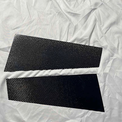 For Mercedes-Benz CLA W117 Real Carbon Fiber Modified Window B-pillar Trim 13-19