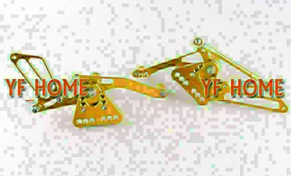 Rearsets Foot Pegs for Suzuki GSXR1000 K5 (2005-2006) - Gold Motorcycle Parts