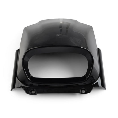 Glossy Black Headlight Fairing for Harley M8 Softail Fat Bob (2018-2022)