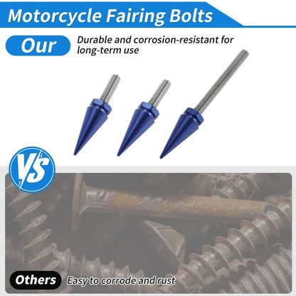 Windshield Bolts Blue for Harley Touring Electra Glide/ Ultra (2014–2024)