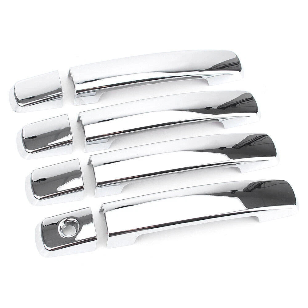 Silver Side Door Handle Covers Trim for Nissan Quest 2004-2009 & Altima 2 x