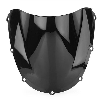 Double Bubble Windshield for Honda CBR954RR (2002-2003) - Black