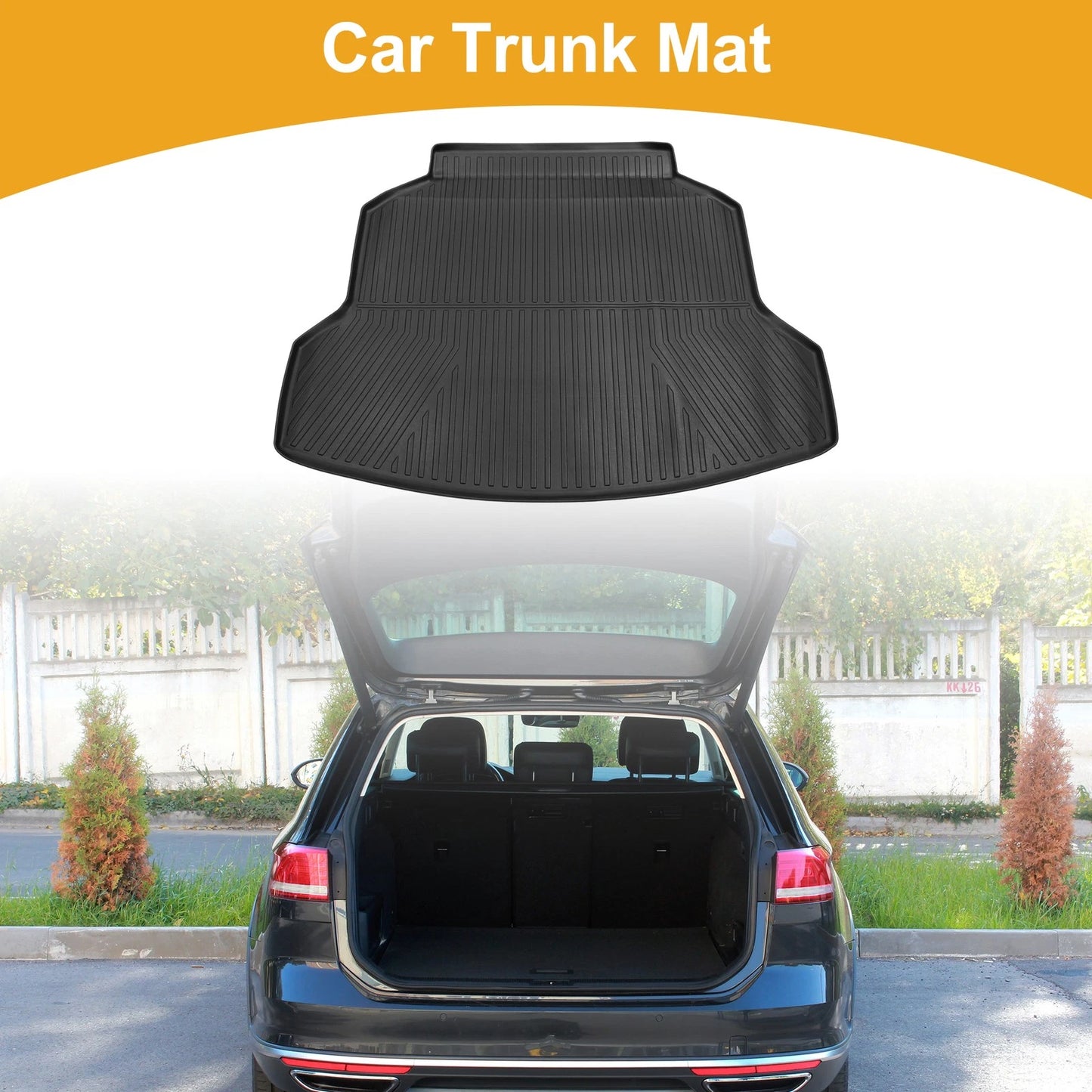 Cargo Liner Rear Trunk Mat for Honda CR-V 5 Seat (2012-2016) Stripe Pattern