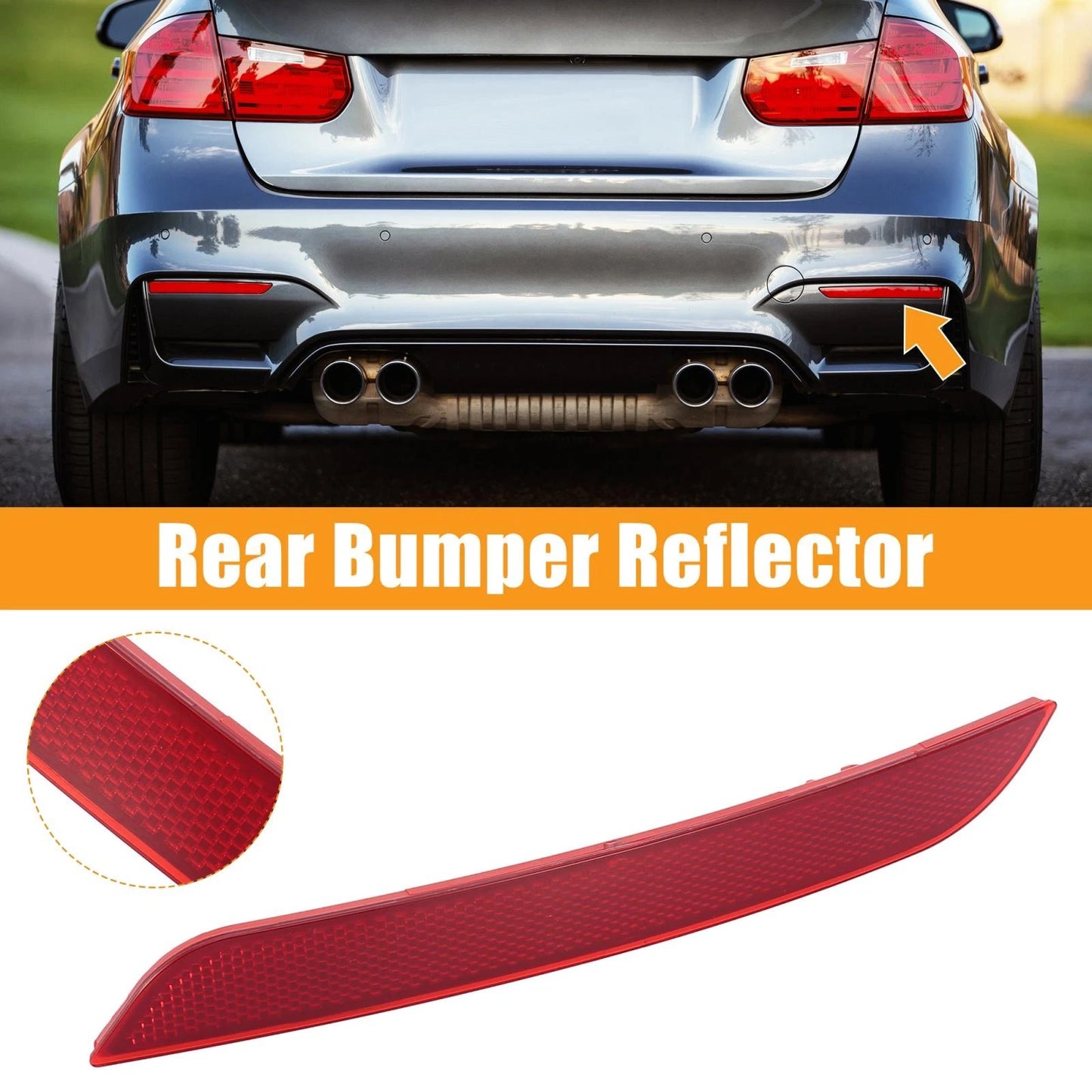 Rear Bumper Reflector Strip Cover Right Side for BMW 430i (2017 - 2020)