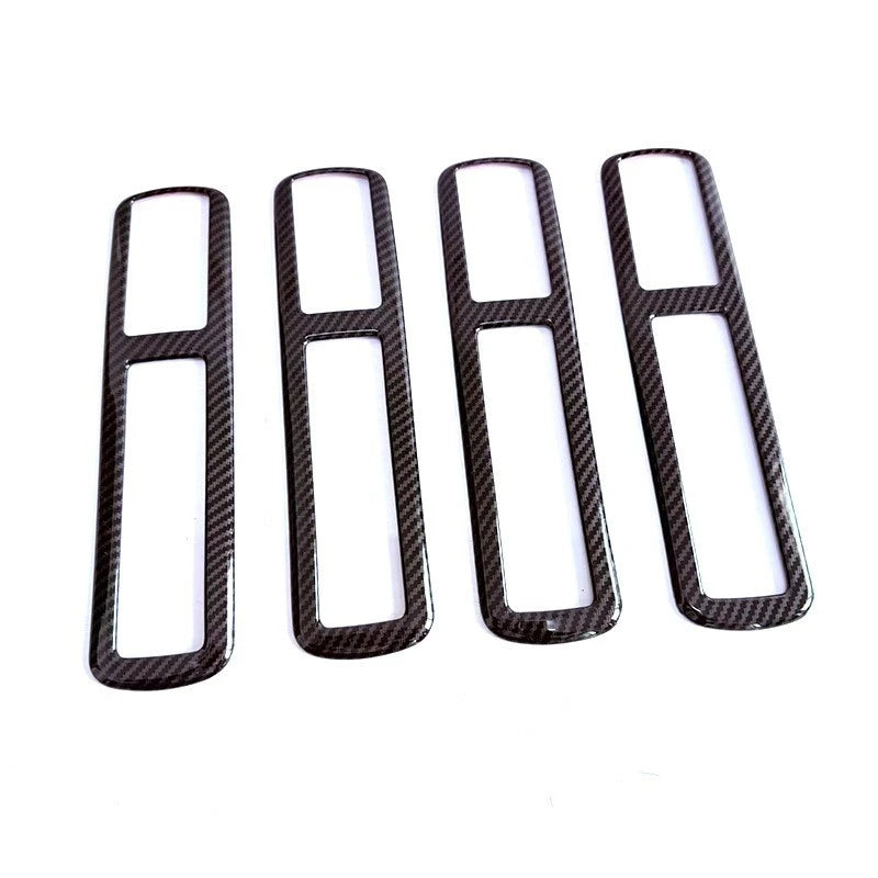 Carbon Fiber Seat Air Vent Outlet Cover Trim for Toyota Grand Highlander (2024-2025)
