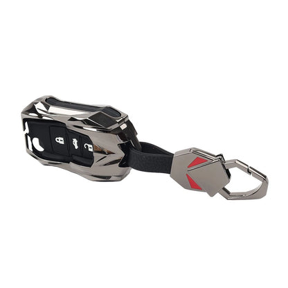 Black 3-Button Key Fob Cover for Skoda Octavia (2001-2013)