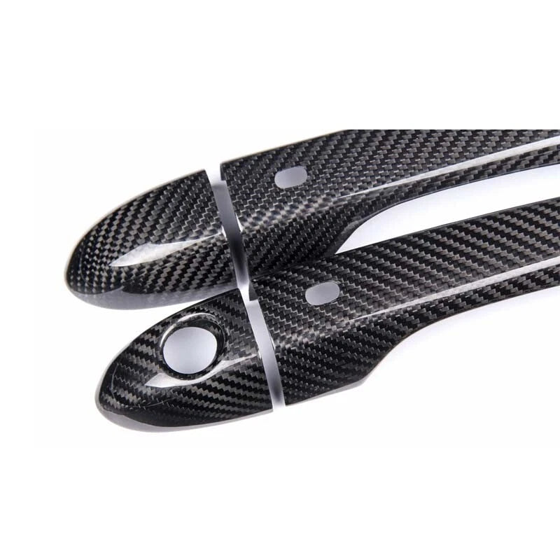 Real Carbon Fiber Door Handle Cover Trim Fit For Maserati Ghibli Quattroporte