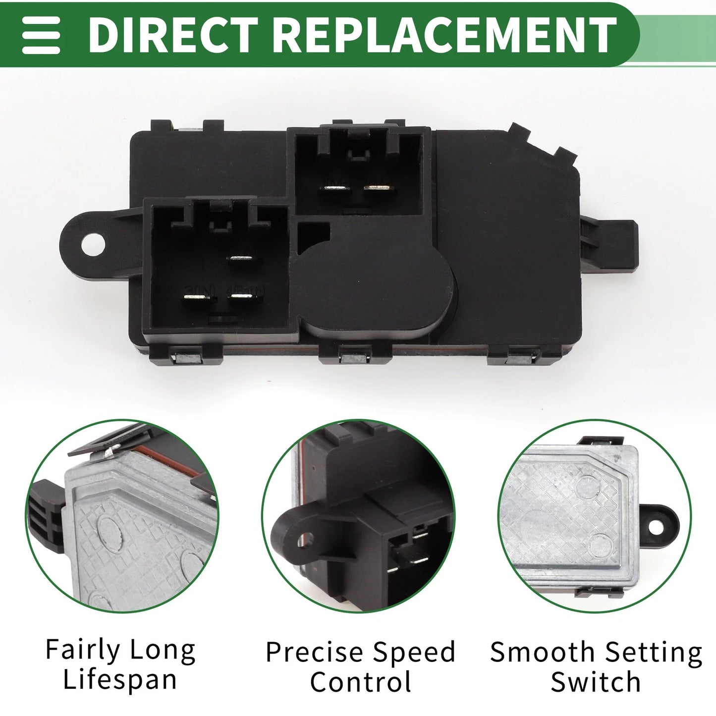 HVAC Blower Motor & Resistor for Ford Focus Mk3 (2012)