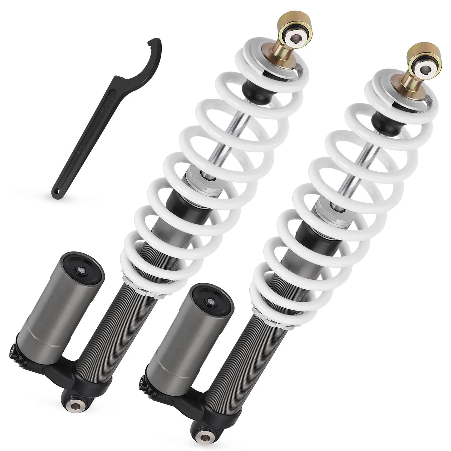 2 x Air Rear Shocks w/ Adjustable Tool for Polaris RZR 800 S (2009–2014)