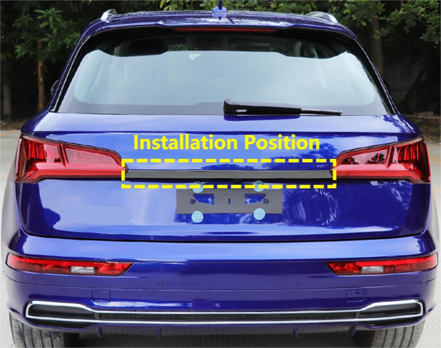 Carbon Fiber Rear Trunk Lid Cover Trim for Audi Q5 (2018-2022)