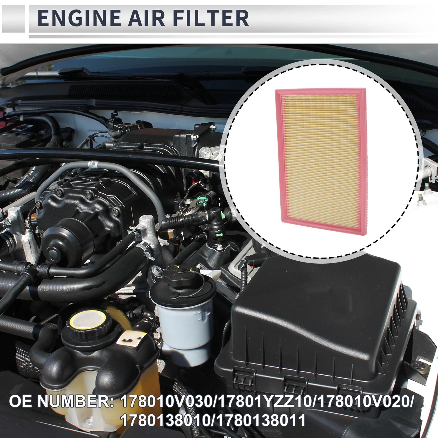 Car Engine Air Filter 1 Pcs for Toyota RAV4 (2013–2018)