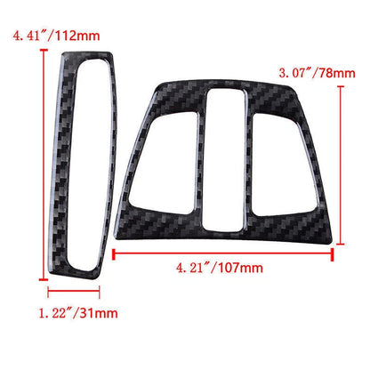 Carbon Fiber Reading Light Switch Cover Trim for BMW 3 4 Series (2013-2019)