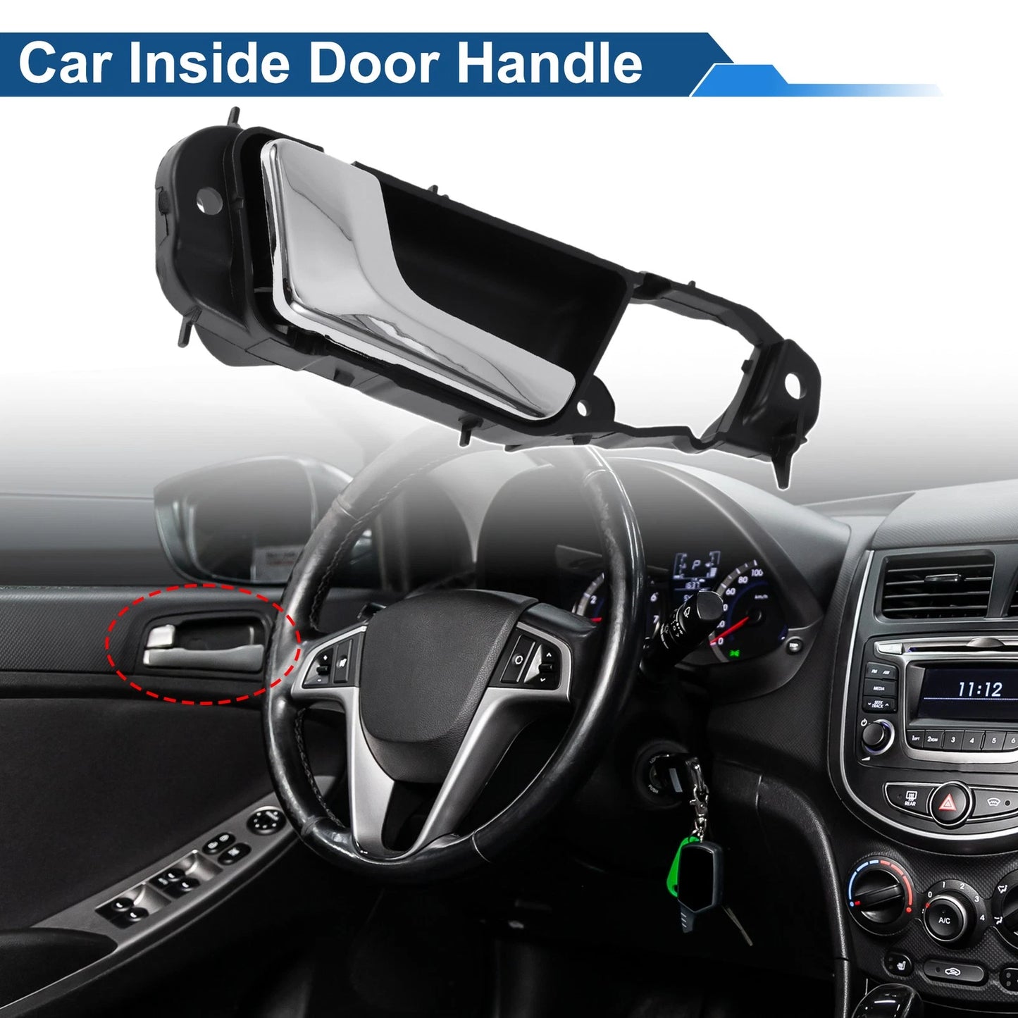 Front Passenger Side Interior Door Handle for Buick Excelle (08–16)