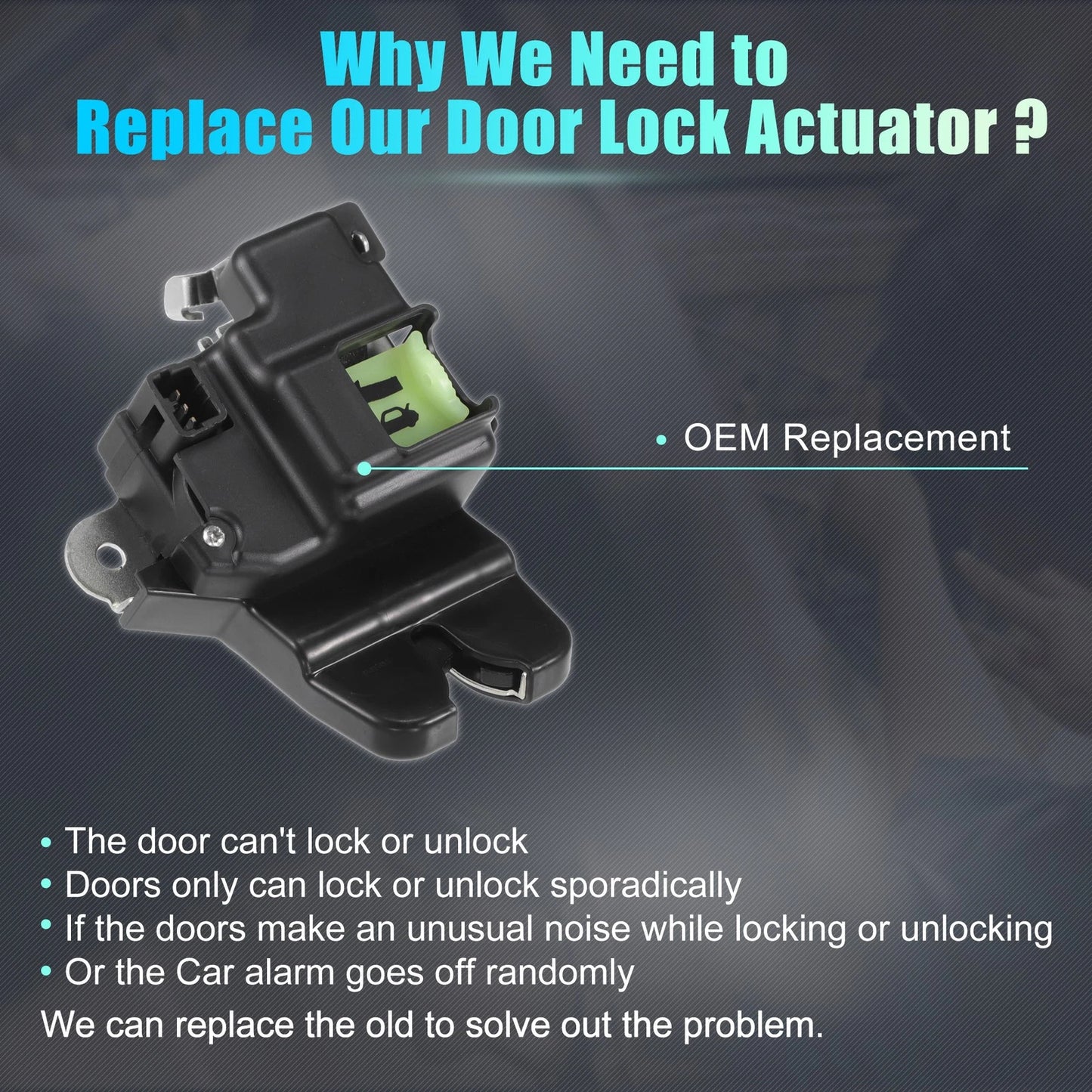 Rear Liftgate Door Lock Actuator Motor for Kia Rio (2012-2017)