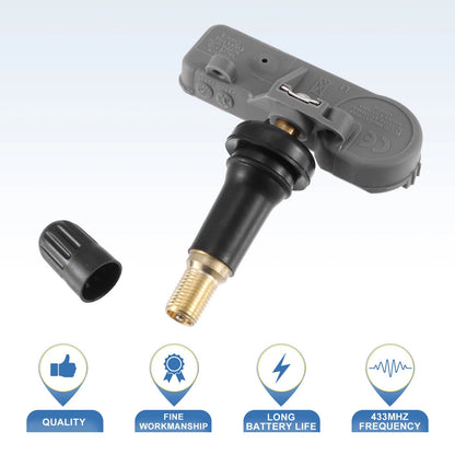 4 x Tire Pressure Monitoring System Sensors 433MHz for Ford E-150 (2009-2014)