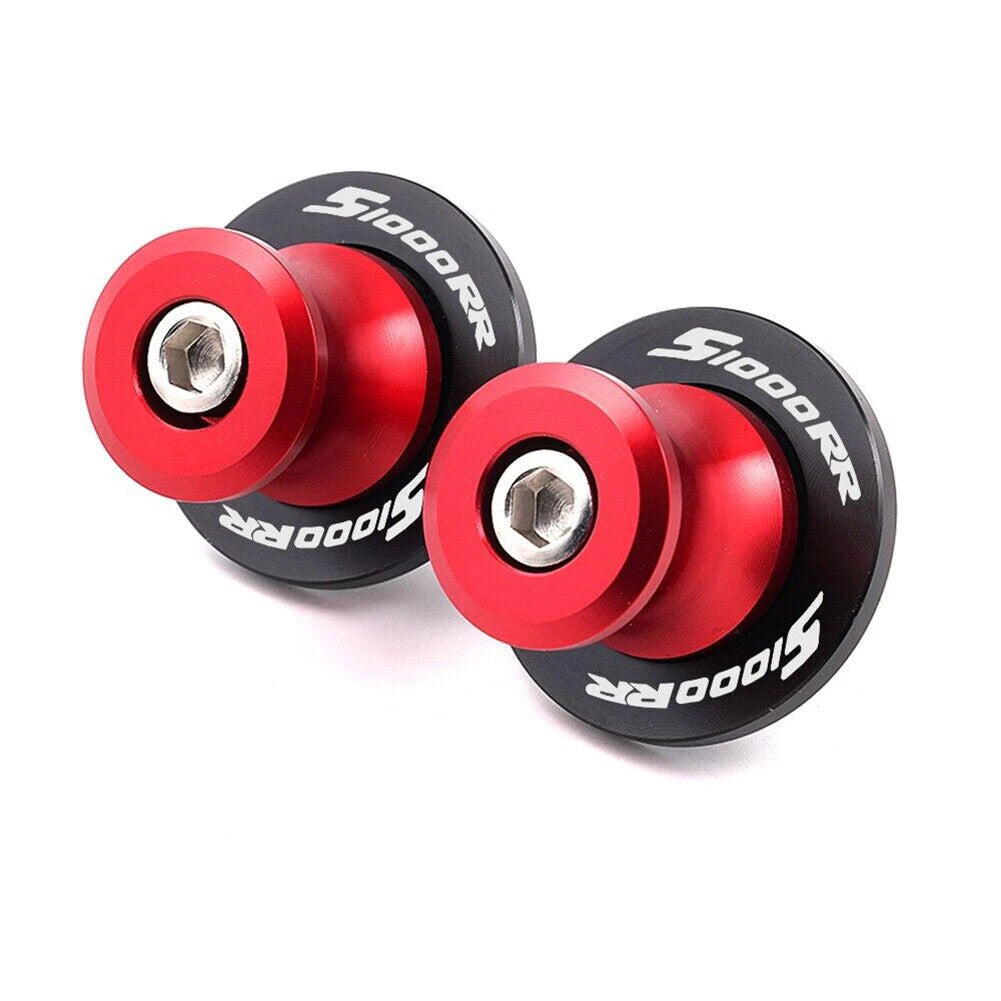 Swingarm Spools 2 x M8 Screws for BMW S1000R S1000RR (2014-2018) Red