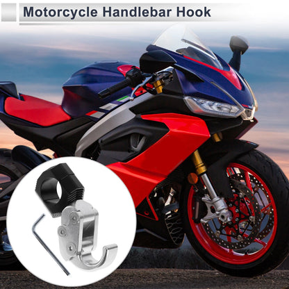Motorcycle Hanging Hook Hexagon Wrench Silver Tone for Arc