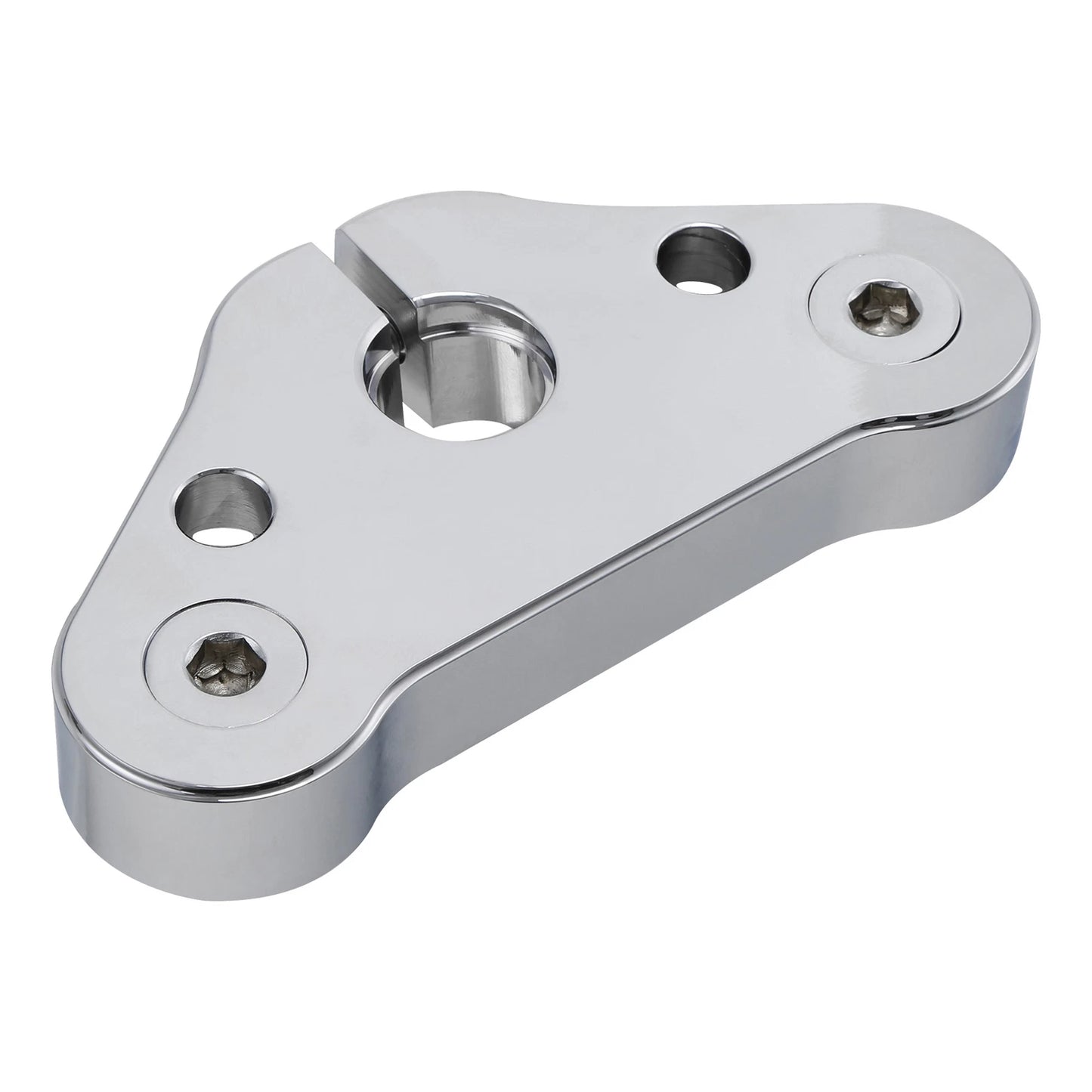 Chrome Triple Tree Top Clamp for Harley Cross Bones FLSTSB (2008-2011)