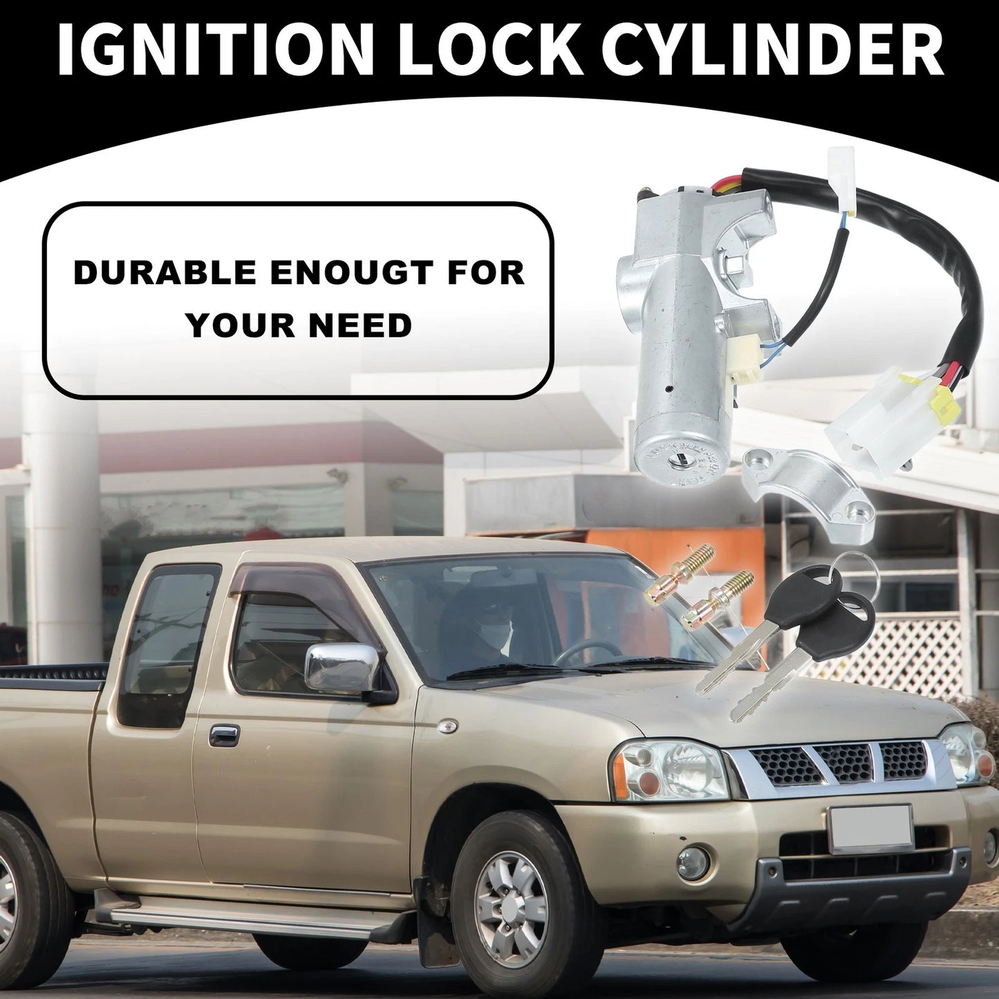 Ignition Lock Cylinder Assembly for Nissan Frontier, Xterra (2005-2015)