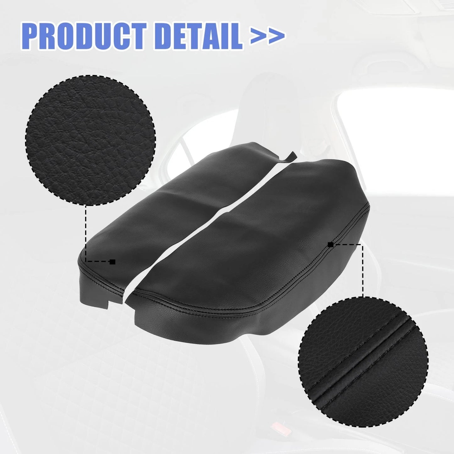 1 Pair Console Lid Armrest Cover Protector for Acura MDX (2007-2013)