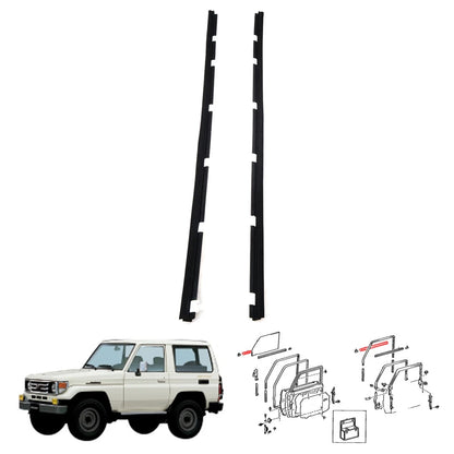 FR Door Glass Outer Weatherstrip for Toyota Land Cruiser LJ71 RJ73 PZJ70 1984-1990