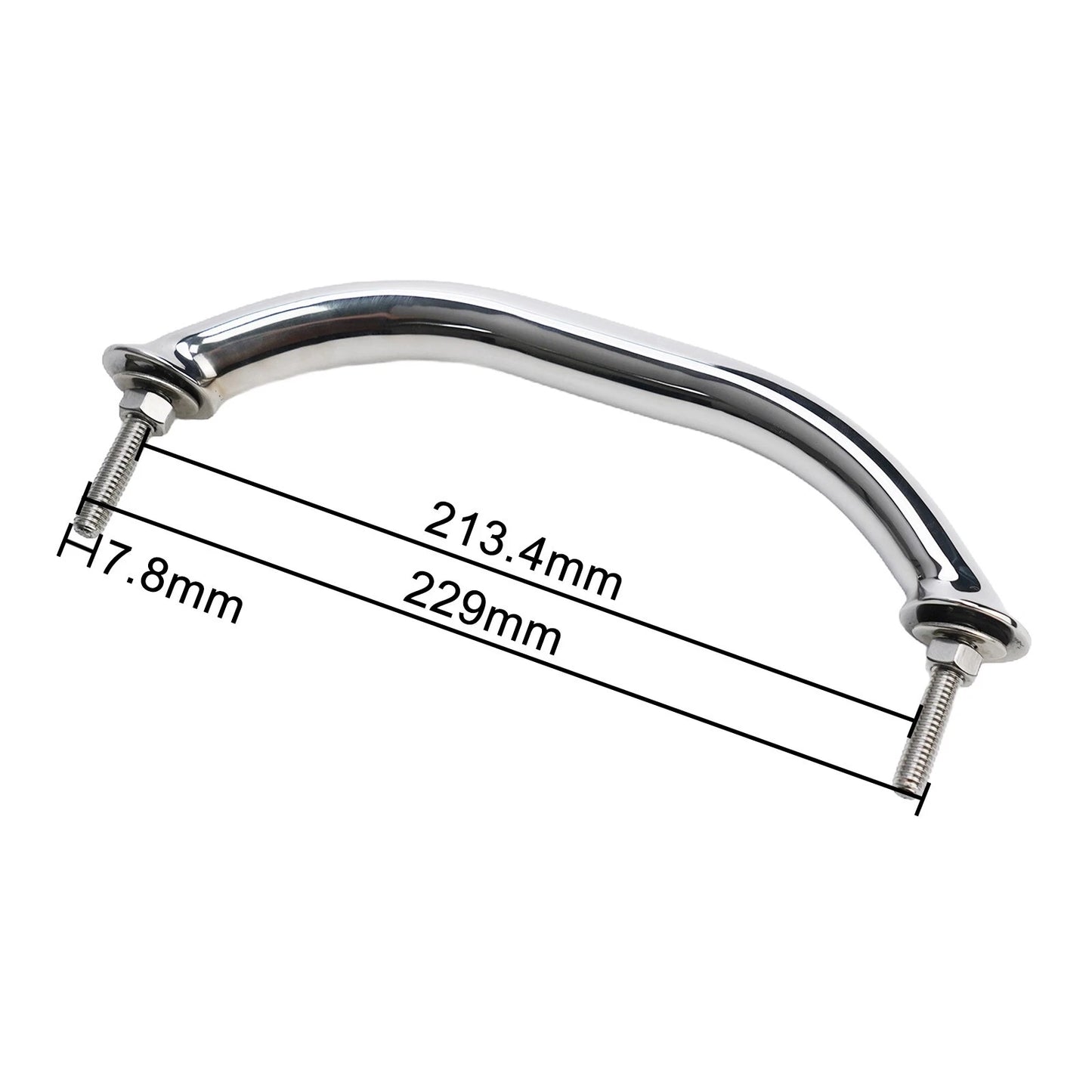 Grab Handle 8.3'' Heavy Duty Marine Boat Polished Silver