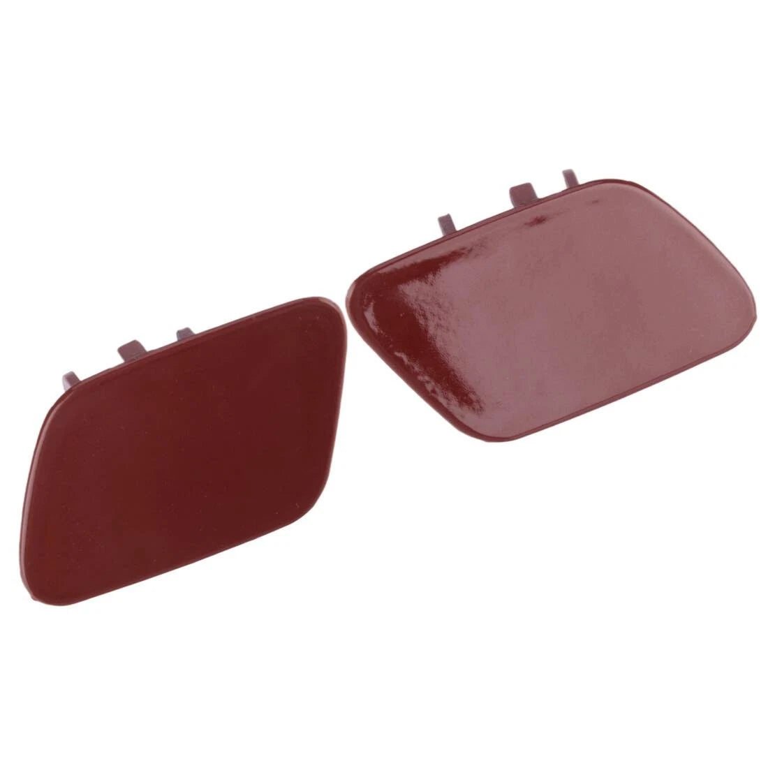 Red Front Bumper Headlamp Washer Cover Caps for BMW X5 (2007-2012)