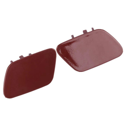 Red Front Bumper Headlamp Washer Cover Caps for BMW X5 (2007-2012)