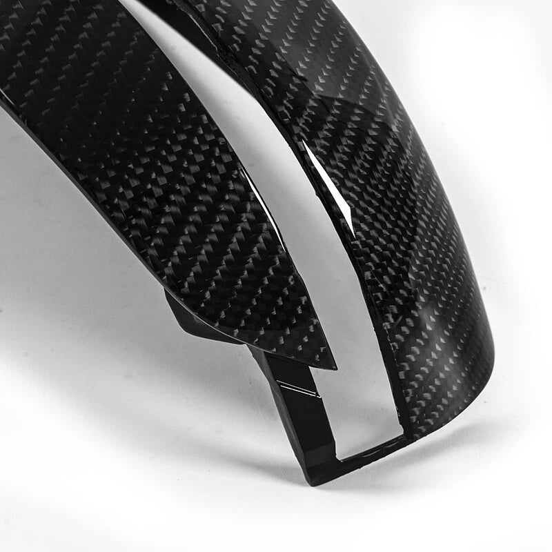 2 x Carbon Fiber Horn Mirror Cap Covers for BMW G15 G20 G22 (2018-2022)
