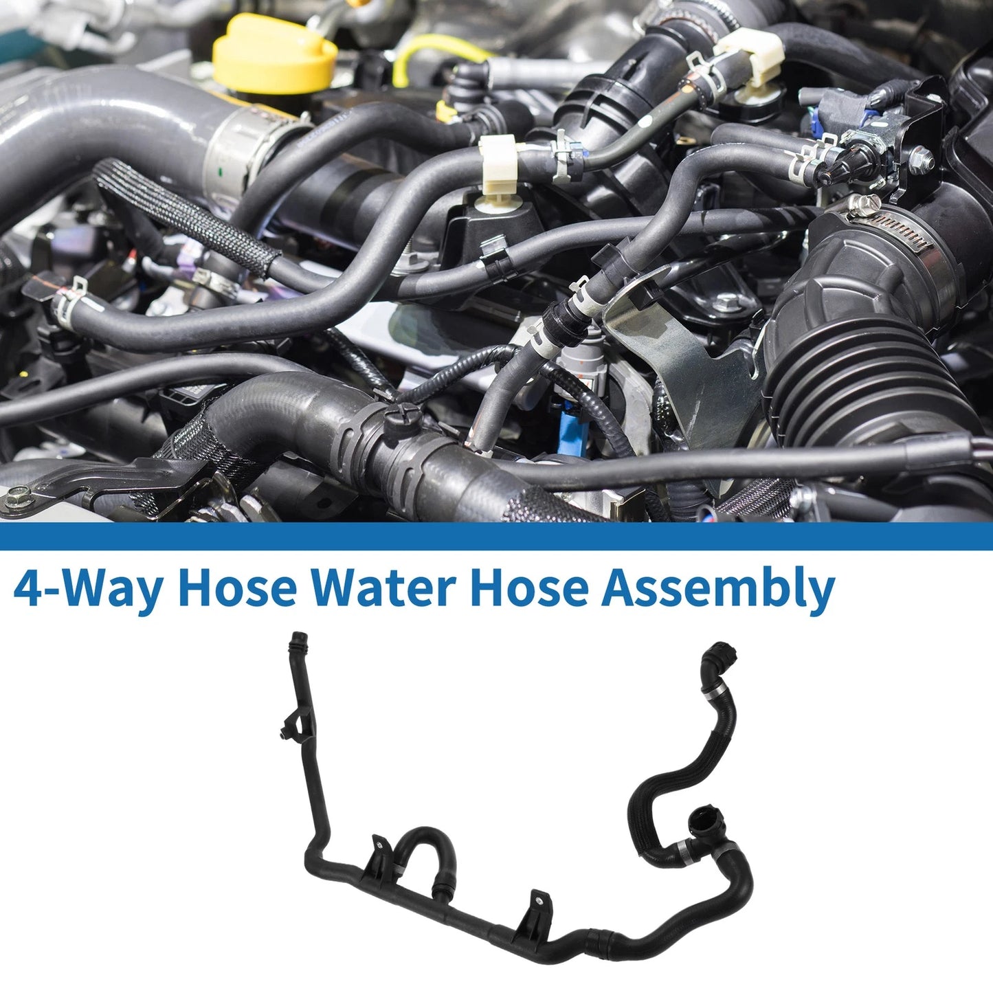 4-Way Hose Assembly for BMW 335i 3.0L (2007-2010)