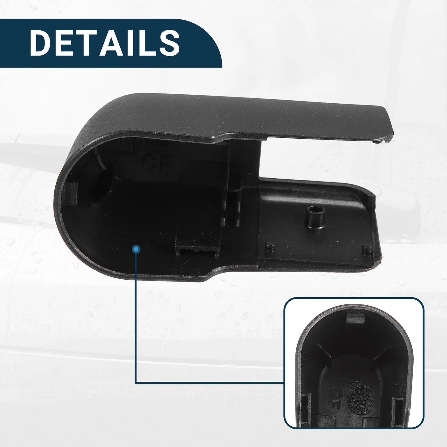 Rear Windshield Wiper Arm Nut Cover for Mazda 3 (2014-2017)
