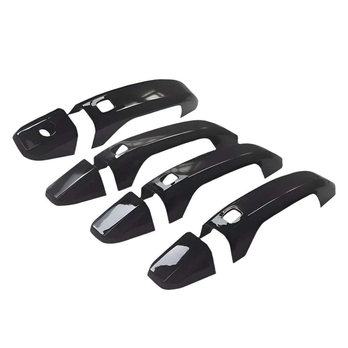 Glossy Black Door Handle Covers for Chevrolet Silverado, Suburban, GMC Sierra